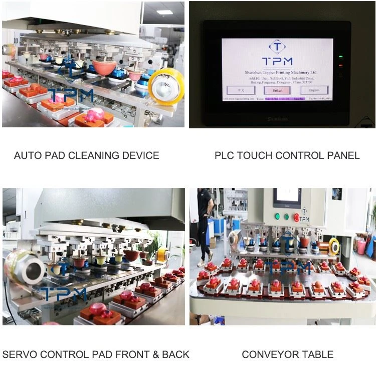 6 Color Pneumatic Semi-automatic Pad Printing
